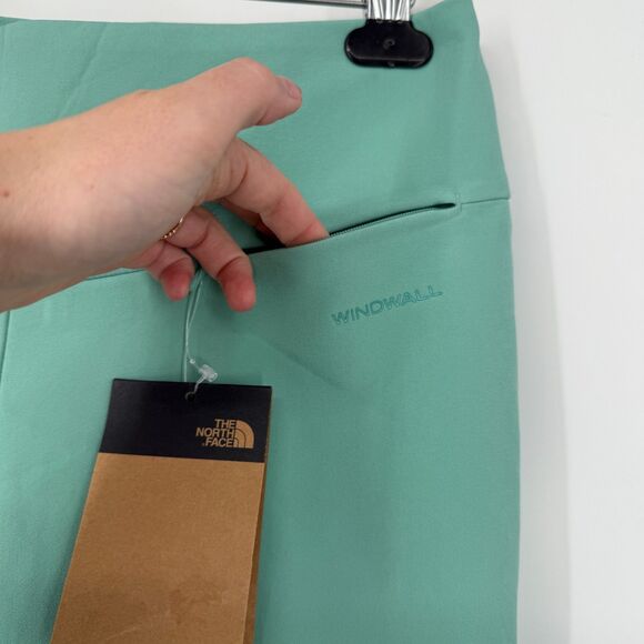 The North Face Women's Snoga Snowboard Ski Snow Pant Fitted Green Size 14 NWT - Picture 7 of 16